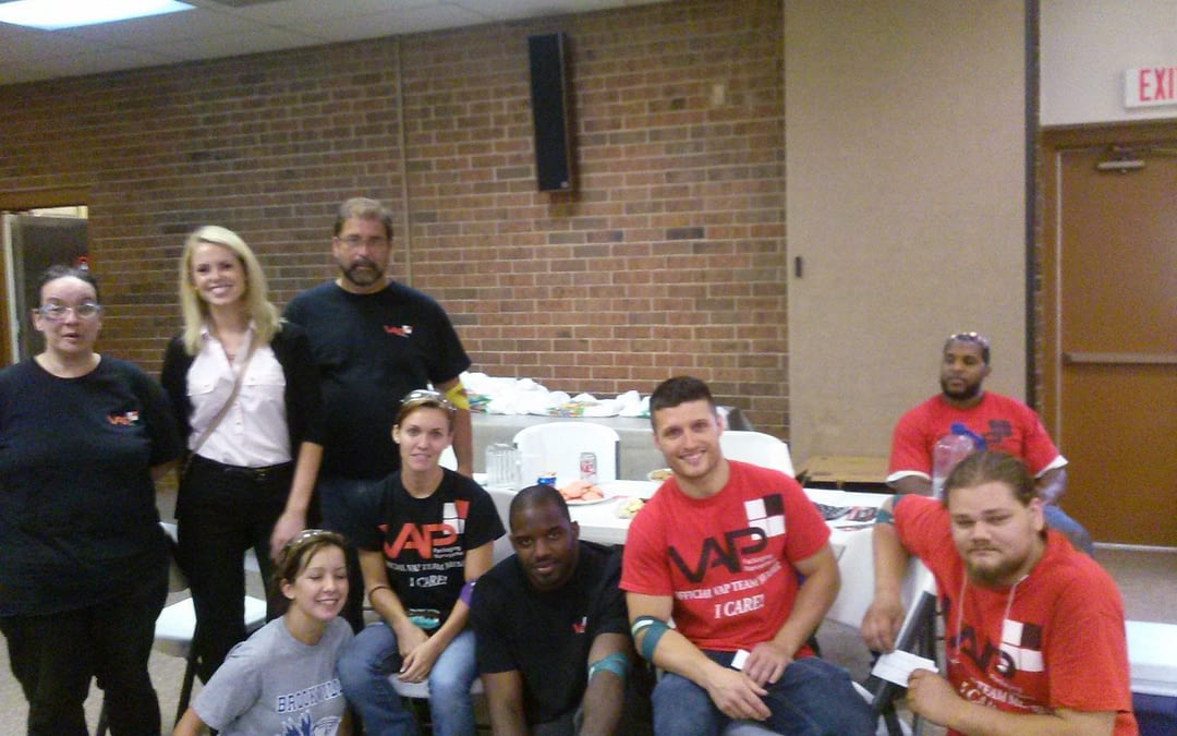 VAP gives back by giving blood